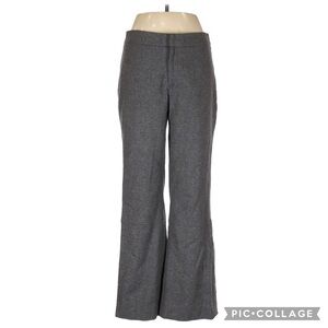 Chaiken Wool High Rise Boyfriend Flare Leg Pants